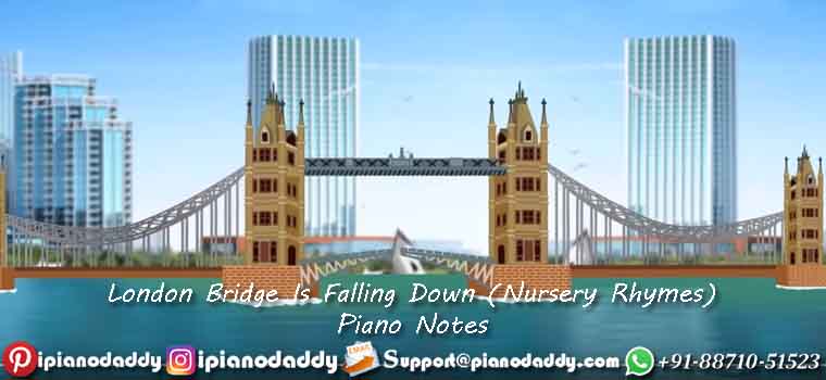 London Bridge Is Falling Down Sargam Notes Nursery Rhymes